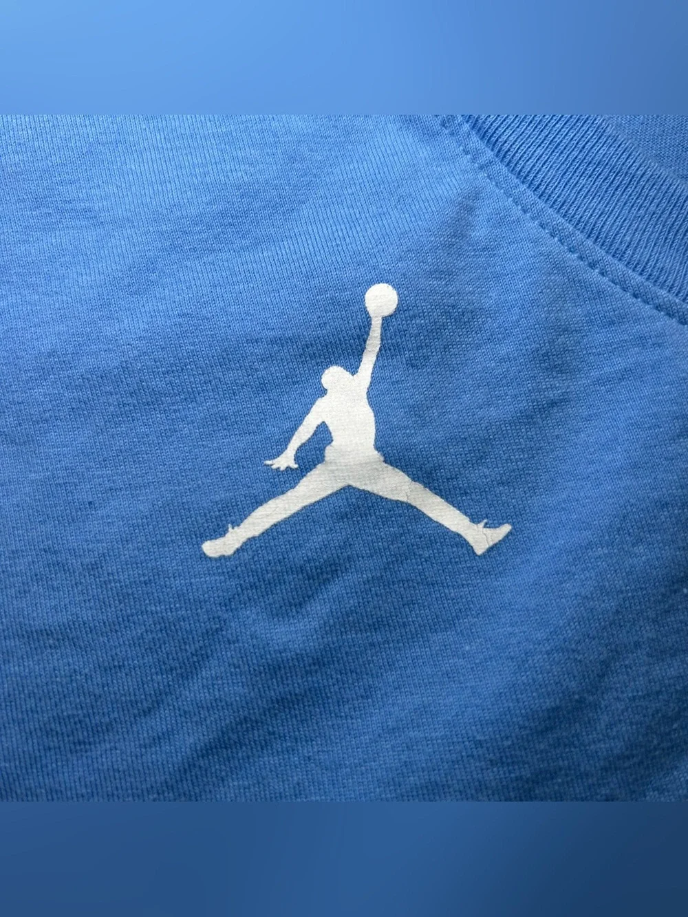 Jordan UNC Tar Heels Basketball The Ceiling is the Roof T-Shirt 2017 Champs sz L